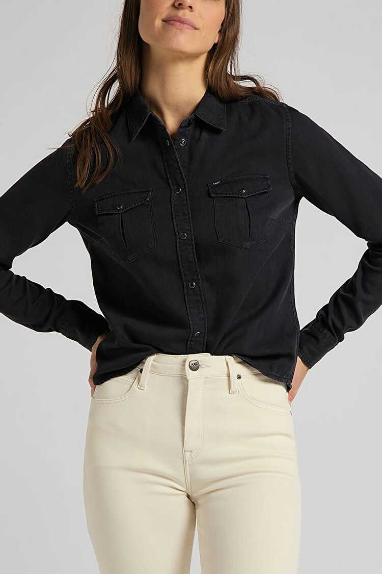 Сорочка джинсова LEE Regular Western Shirt Regular Fit (L45SZH01) Чорний