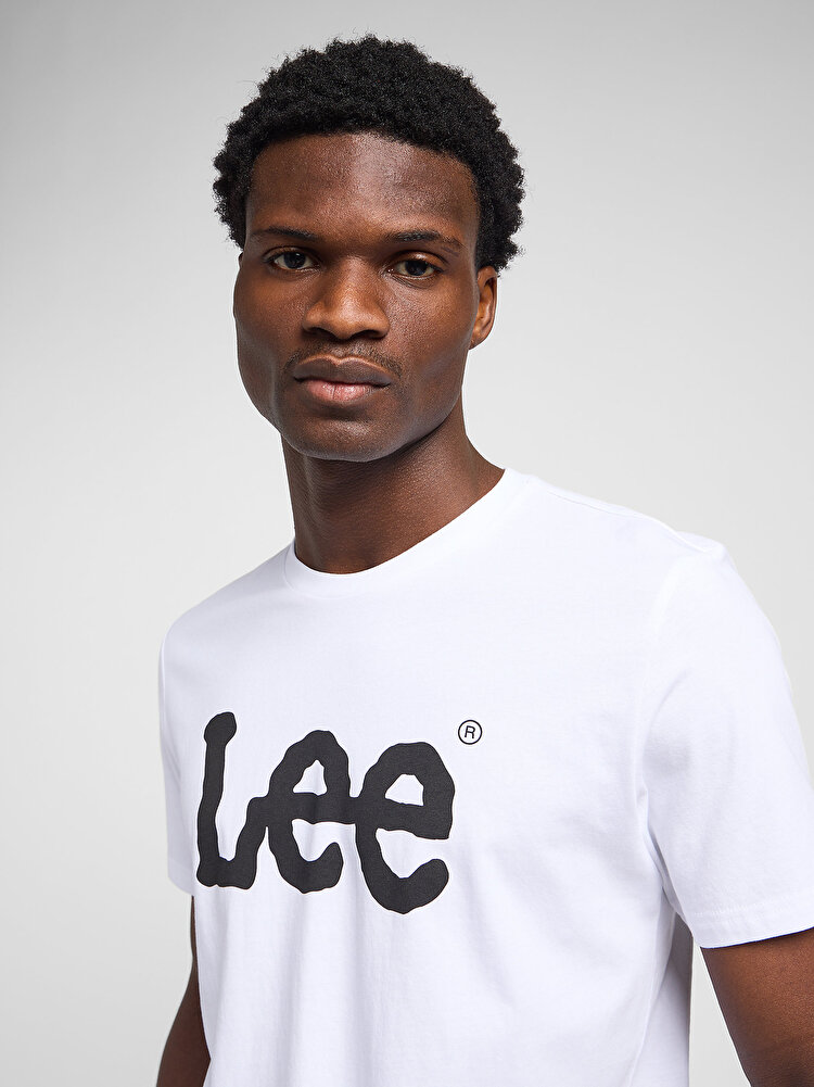Футболка LEE WOBBLY LOGO TEE Regular Fit (112116123) Білий