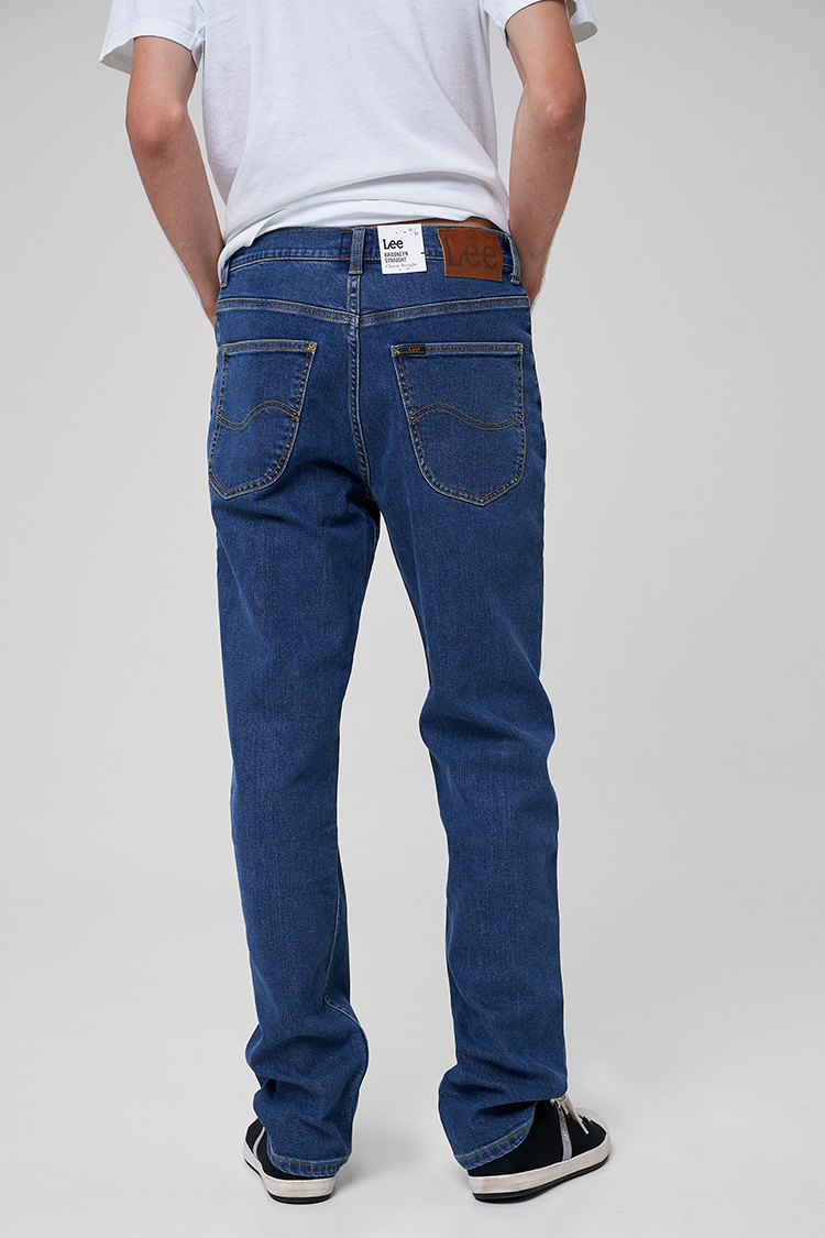 Джинси LEE Brooklyn Straight Regular Fit (L45271KX) Синій