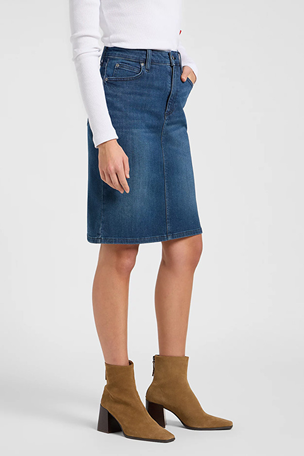 Юбка LEE MIDI SKIRT Regular Fit (112370881) Синий