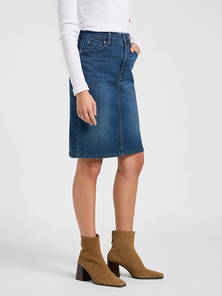 Юбка LEE MIDI SKIRT Regular Fit (112370881) Синий