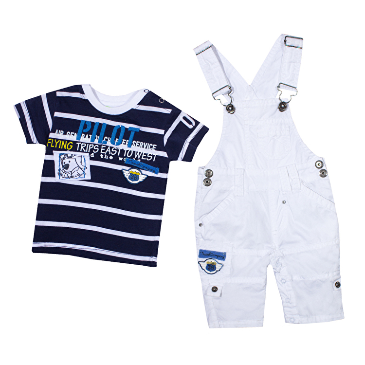 Костюм : Футболка и комбинезон Losan Mc baby boys (017804803/32) Темно-синий