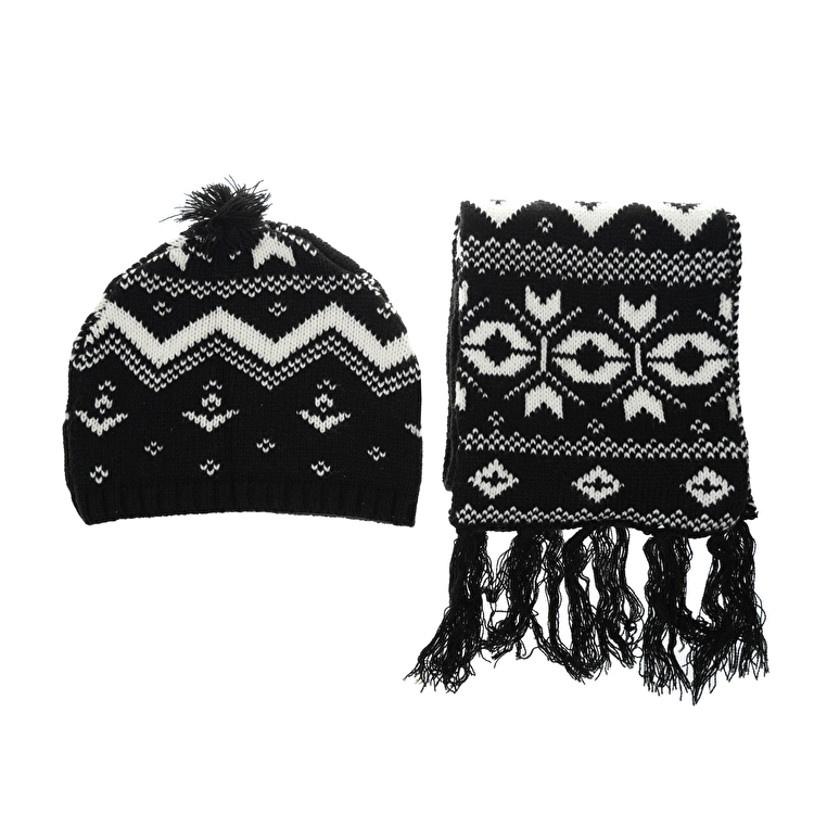 Набор: Шапка, шарф Losan Mc baby girls (126-A202AD/63) Черный