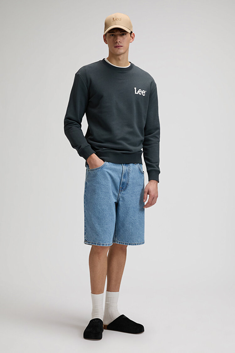 Свитшот LEE WOBBLY LEE SWS Regular Fit (112376439) Черный