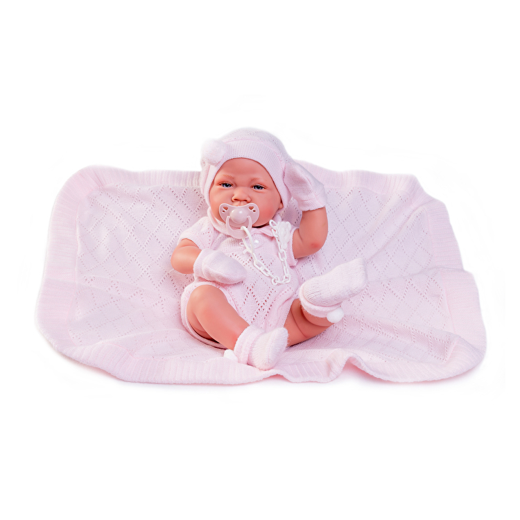Пупс Recién Nacida con toquilla de punto 42 см ANTONIO JUAN (50064)