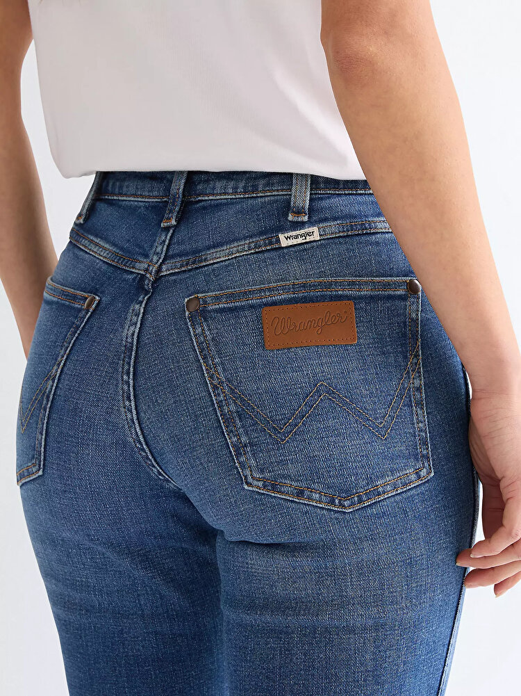 Джинсы Wrangler STRAIGHT Straight Fit (112371166) Голубой