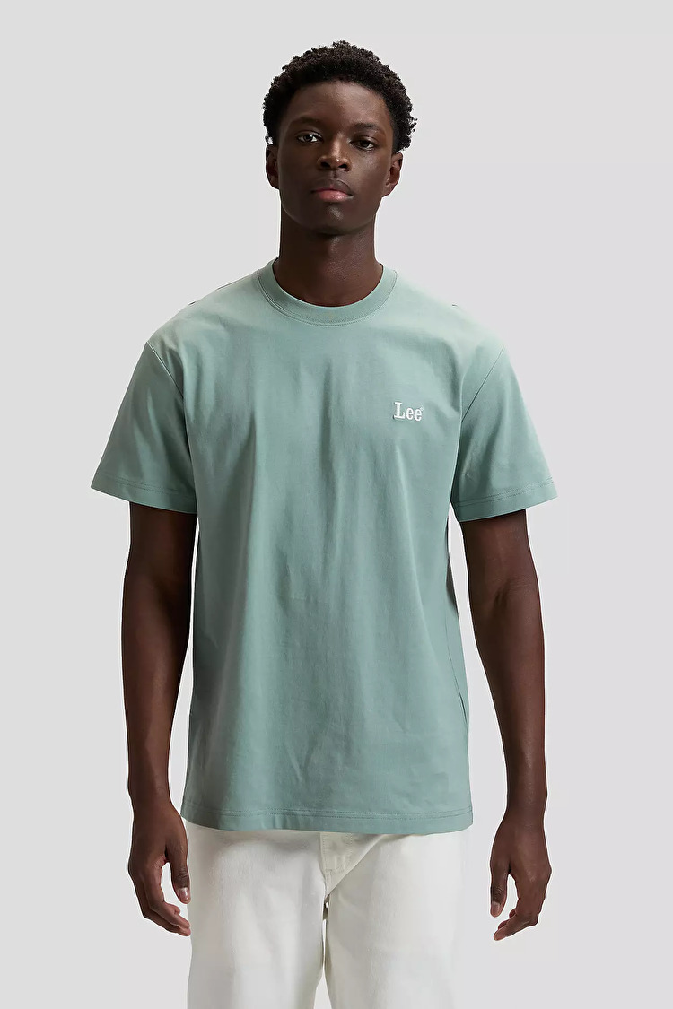 Футболка LEE SS SMALL LOGO TEE Relaxed Fit (112376467) Зелений