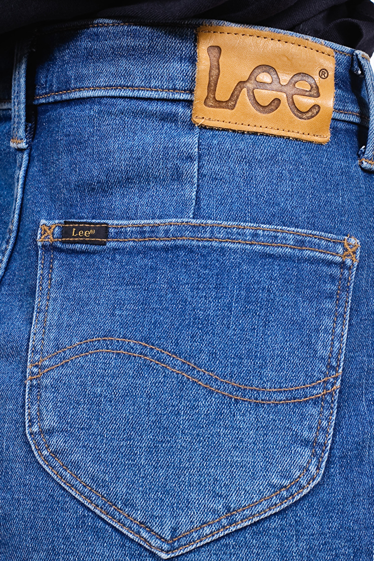 Юбка джинсовая LEE A Line Skirt Regular Fit (L38NROEM) Голубой