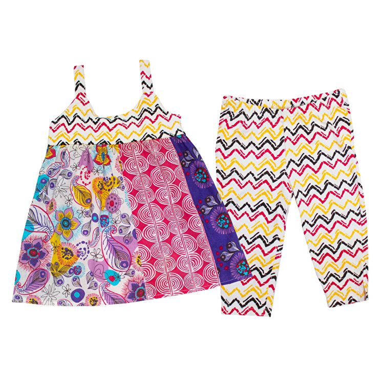 Комплект: Туніка з легінсами Losan Mc baby girls (116-8028AD/001) Різнокольоровий