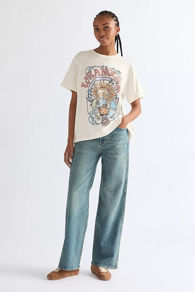 Футболка Wrangler Girlfriend Tee Relaxed Fit (112378022) Білий