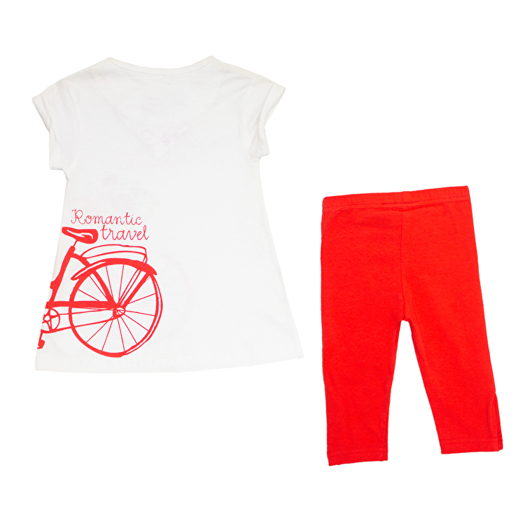 Комплект: Туніка з легінсами Losan Kids girls (316-8025AD/001) Білий