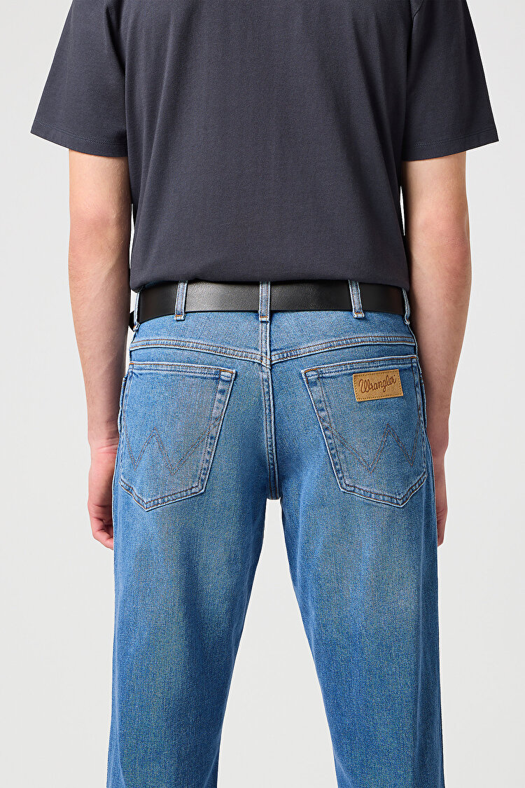 Ремінь Wrangler Kabel Buckle Belt - (112125430-W00108100) Чорний