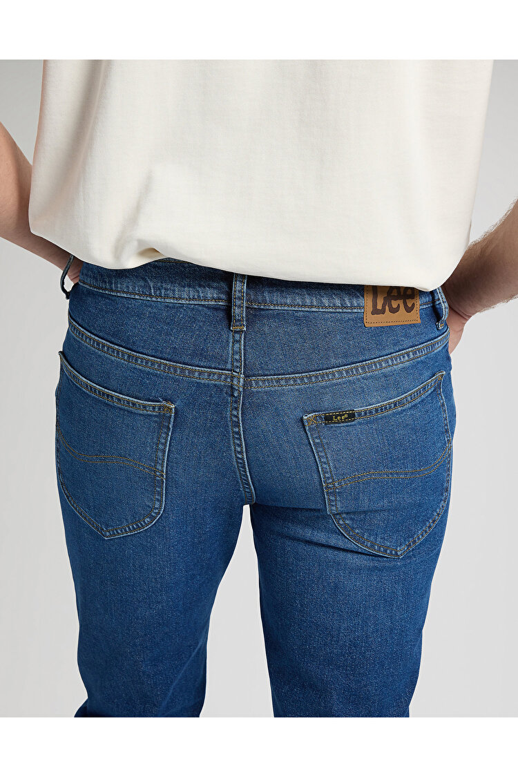 Джинси LEE Rider Slim Fit (112376408) Блакитний