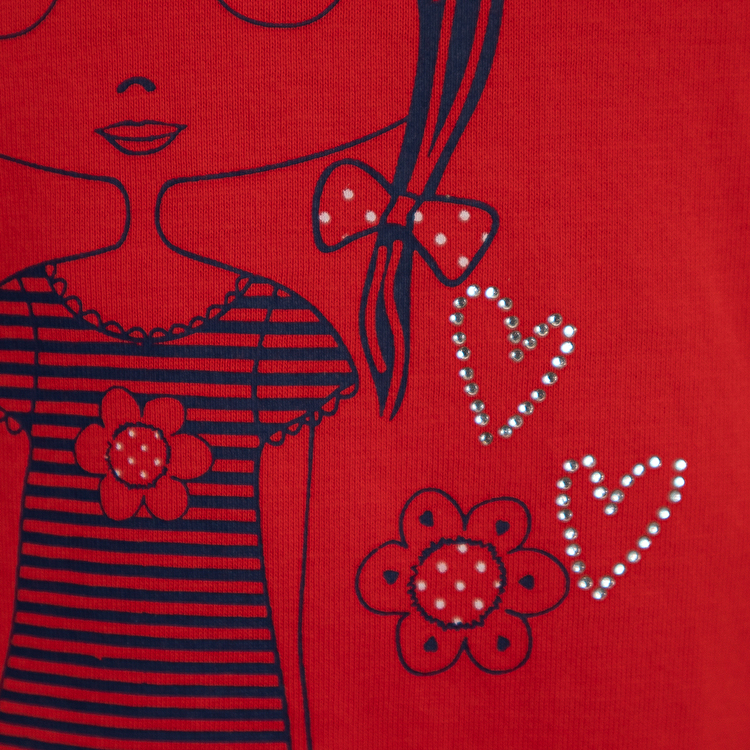 Комплект: Туніка з легінсами Losan Kids girls (416-8025AD/509) Червоний, синій