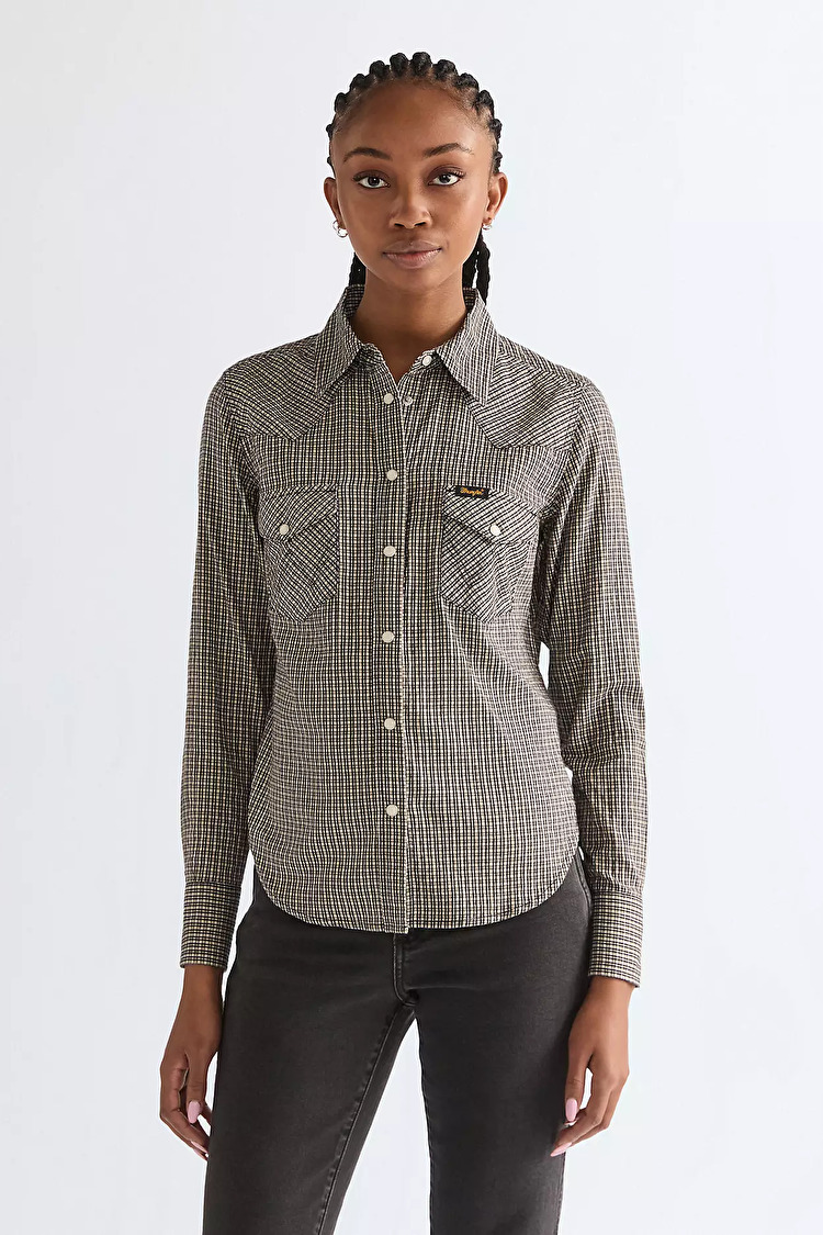 Сорочка Wrangler Western Shirt Slim Fit (112379004) Чорний