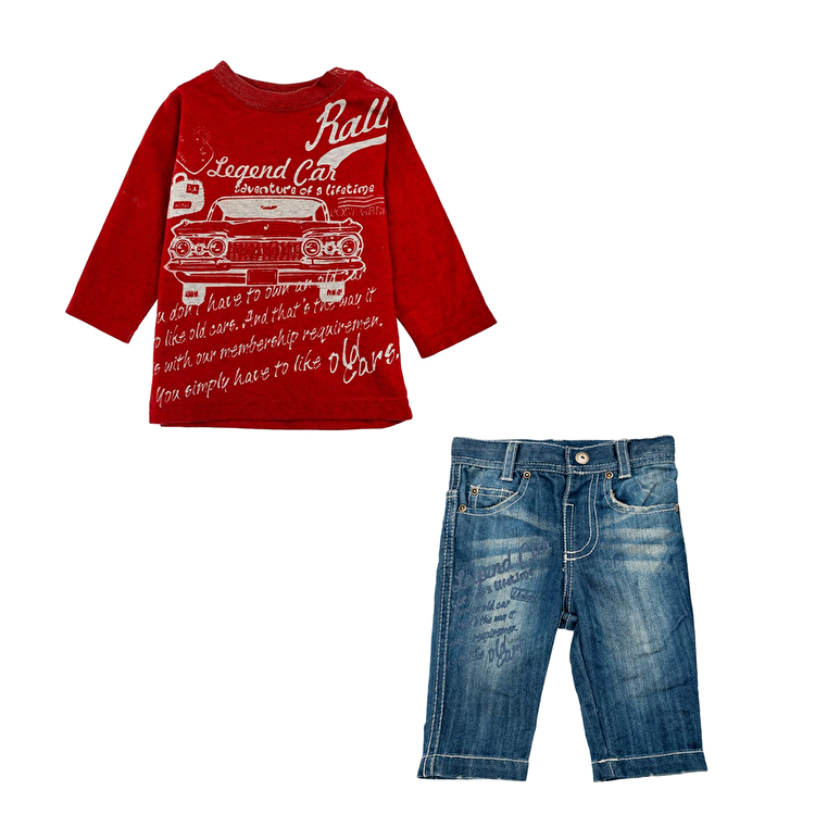 Костюм : Джемпер, джинсы Losan Mc baby boys (017801703/579) Красный