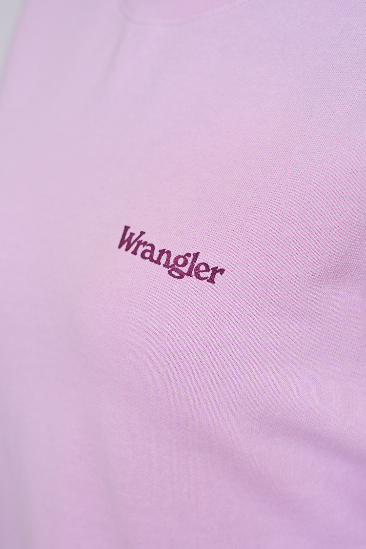 Свитшот Wrangler Retro Sweatshirt Regular Fit (W6N0HAP34) Розовый