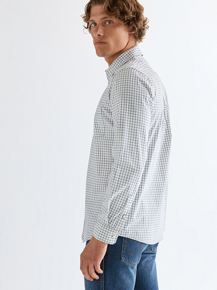 Сорочка Wrangler 1 PKT SHIRT Regular Fit (112378032) Блакитний