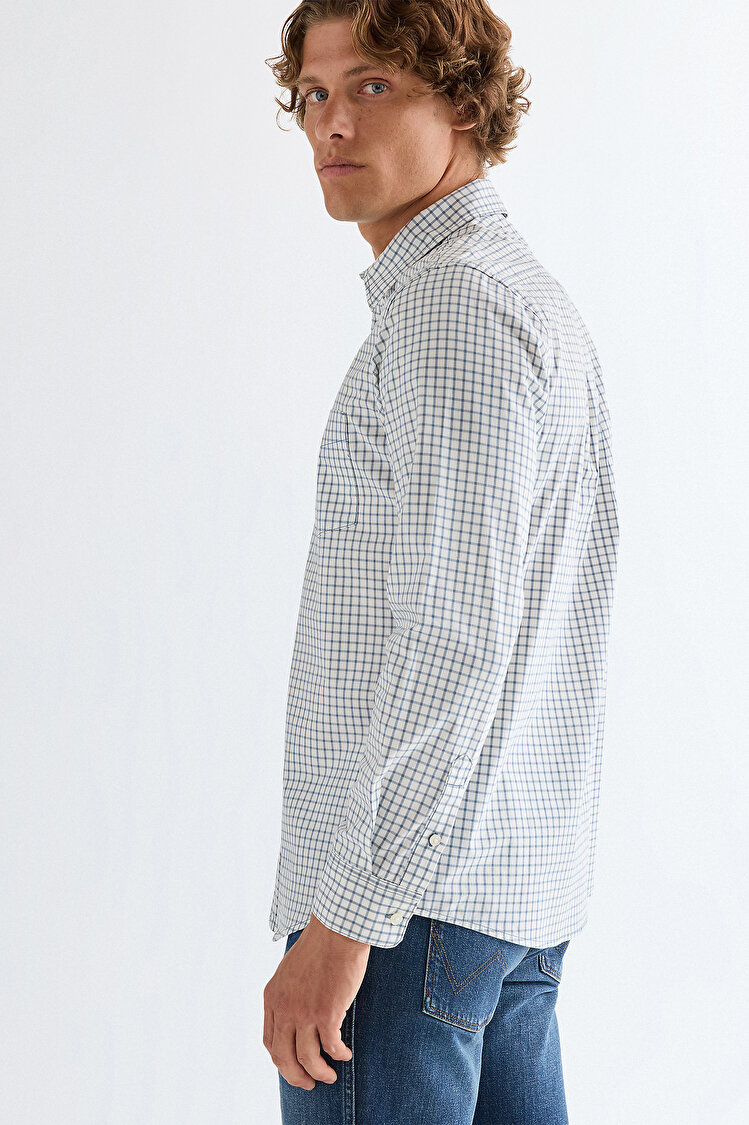 Рубашка Wrangler 1 PKT SHIRT Regular Fit (112378032) Голубой