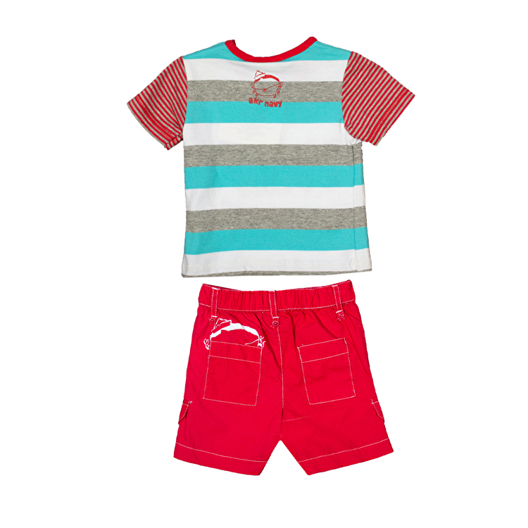 Костюм : Футболка и шорты AKR KIDS Bebe (00537) Красный