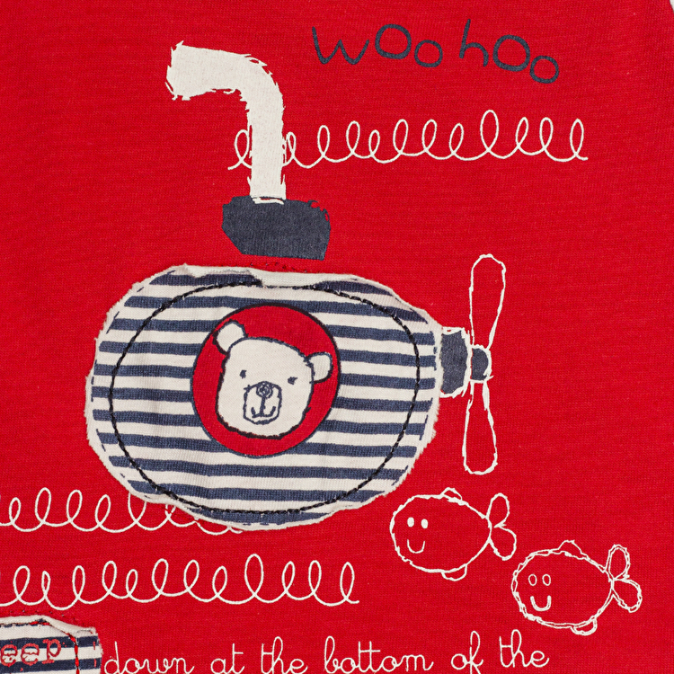 Комплект: Майка та шорти Losan Mc baby boys (017800103/579) Червоний