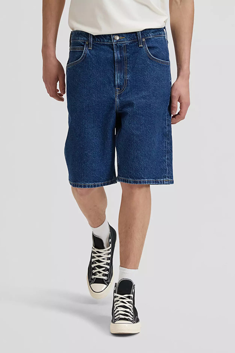 Шорты LEE ASHER SHORT Loose Fit (112376400) Голубой