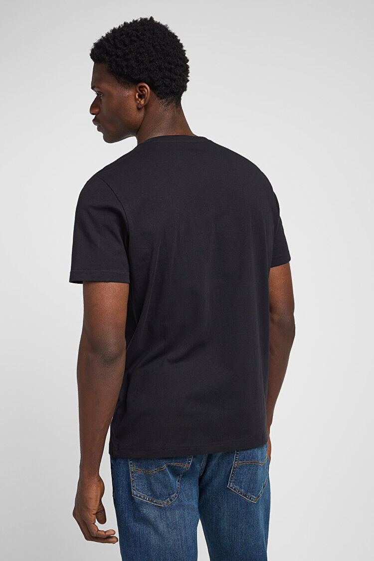 Футболка LEE WOBBLY LOGO TEE Regular Fit (112116120) Чорний