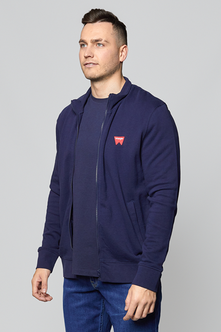 Кофта Wrangler Funnel Neck Zip Regular Fit (W6G5HA114) Темно-синий