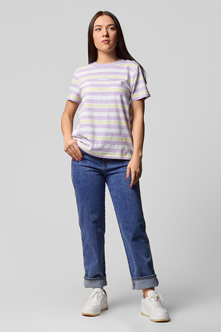 Футболка Wrangler HIGH RIB REGULAR TEE Regular Fit (W7N9GHP26) Бузковий