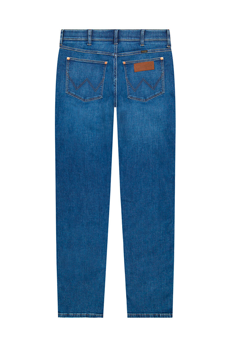 Джинсы Wrangler Larston Slim Fit (112378853) Голубой