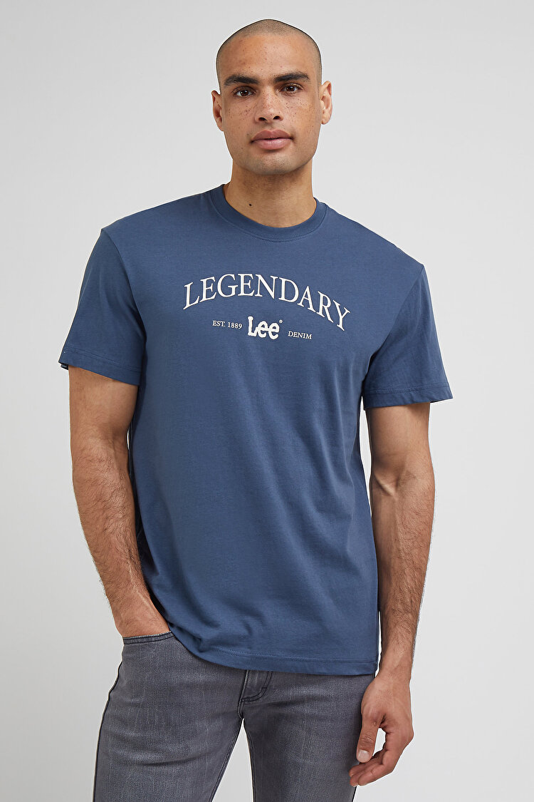Футболка LEE Legendary Tee Deep Waters (112339099) Синій