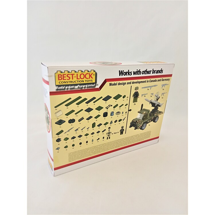Конструктор Ракетная установка 160 деталей BEST-LOCK (01617)