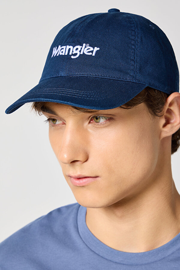Кепка Wrangler WASHED LOGO CAP Multiple Fits (112357189) Синий