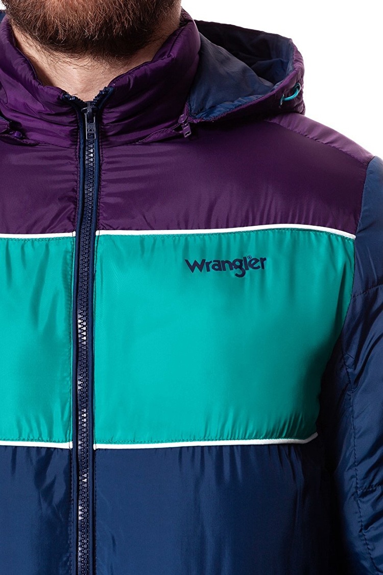 Куртка стеганная Wrangler 3 Colour Puffer Jacket Regular Fit (W4729WM35) Синий