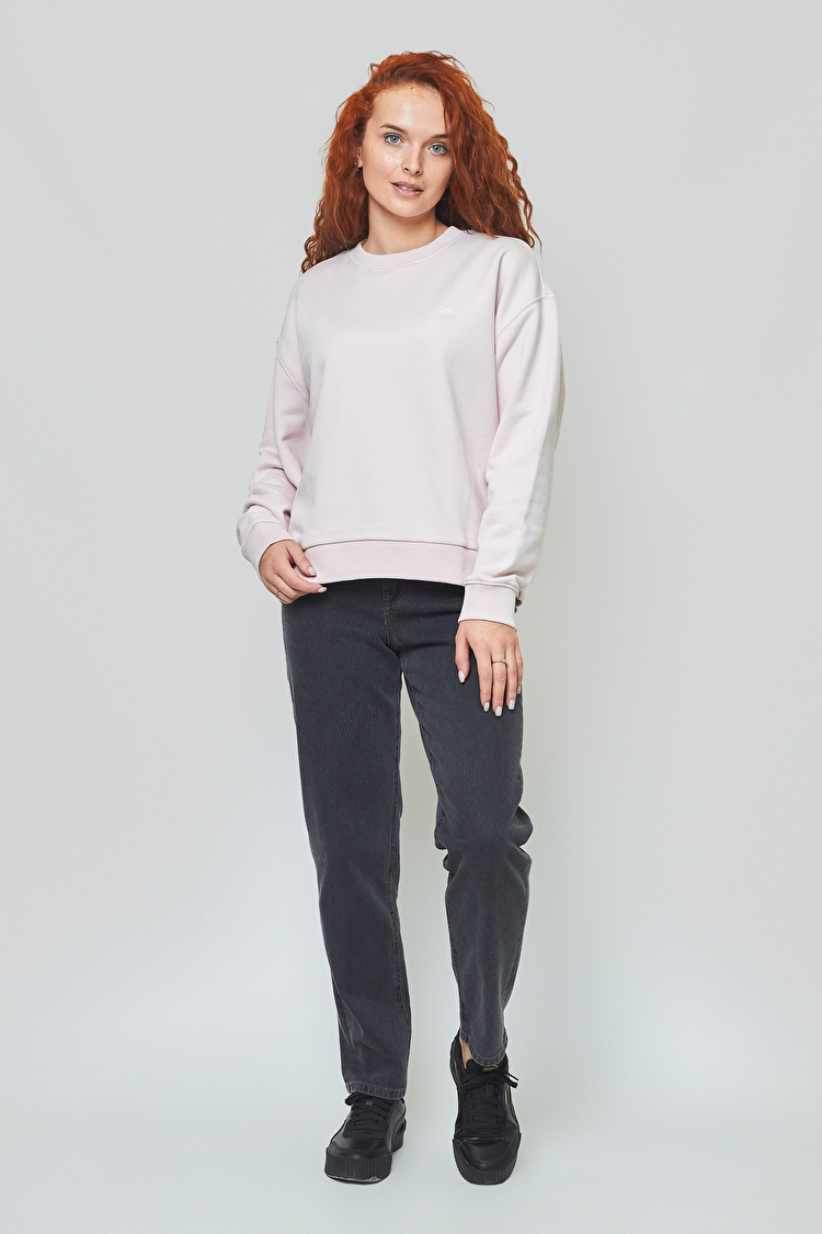 Свитшот LEE Crew Neck Sweatshirt Relaxed Fit (L53LRYSU) Розовый