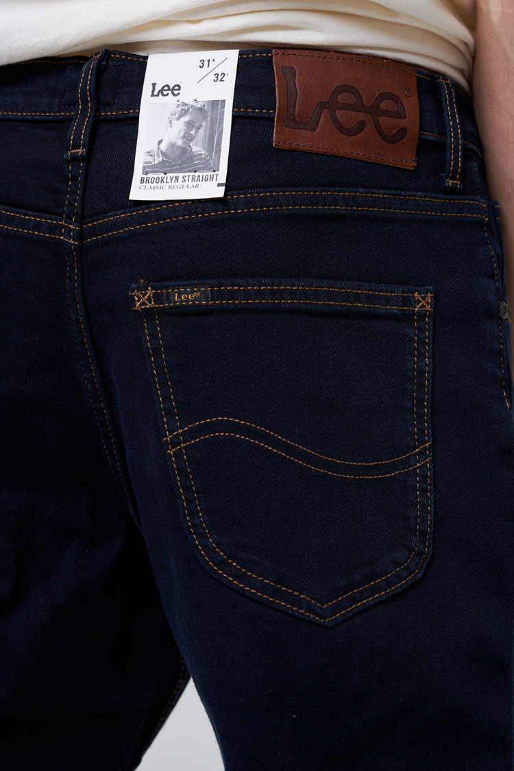 Джинси LEE Brooklyn Straight Regular Fit (L45271HH) Темно-синій