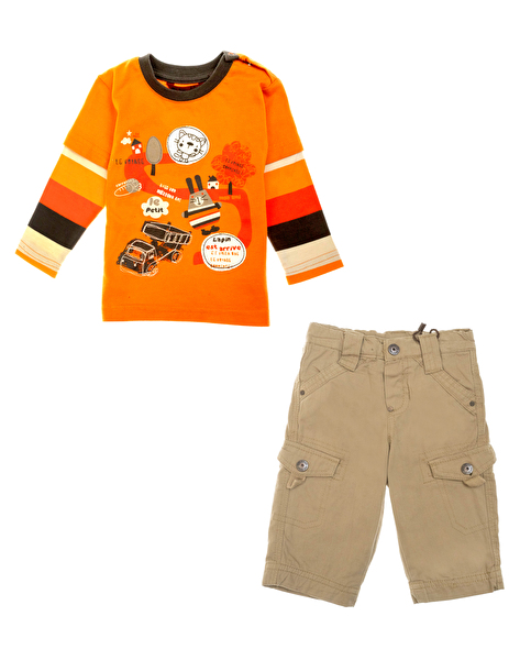 Костюм : Джемпер, брюки Losan MC BABY BOYS BABY (027-8019AC/141) Оранжевый