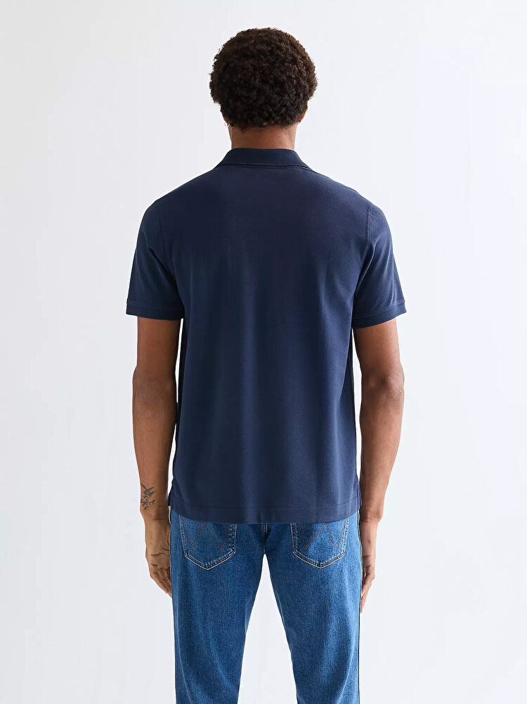 Поло Wrangler Polo shirt Regular Fit (112377978) Синий