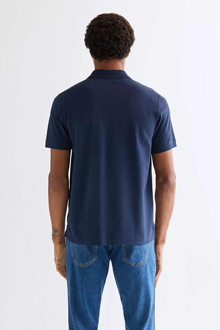 Поло Wrangler Polo shirt Regular Fit (112377978) Голубой