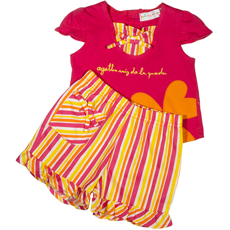 Комплект: Футболка та шорти AGATHA RUIZ DE LA PRADA Agatha baby (7645) Малиновий