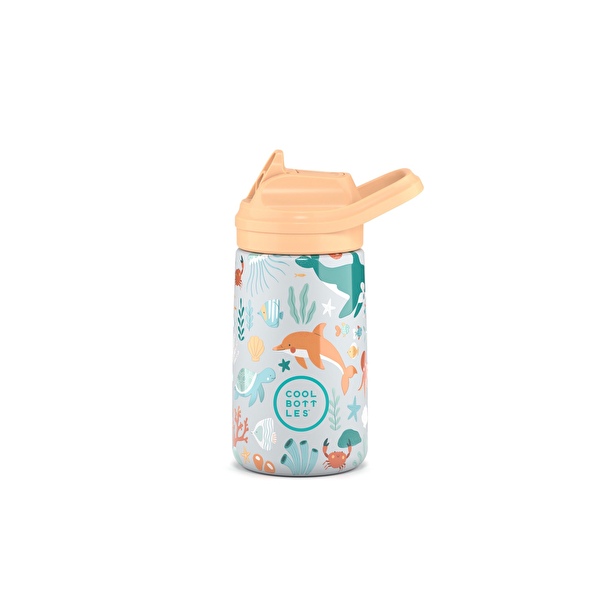 Термопляшка дитяча з силіконовим носиком COOL BOTTLES Underwater world 350 мл. (0416V)