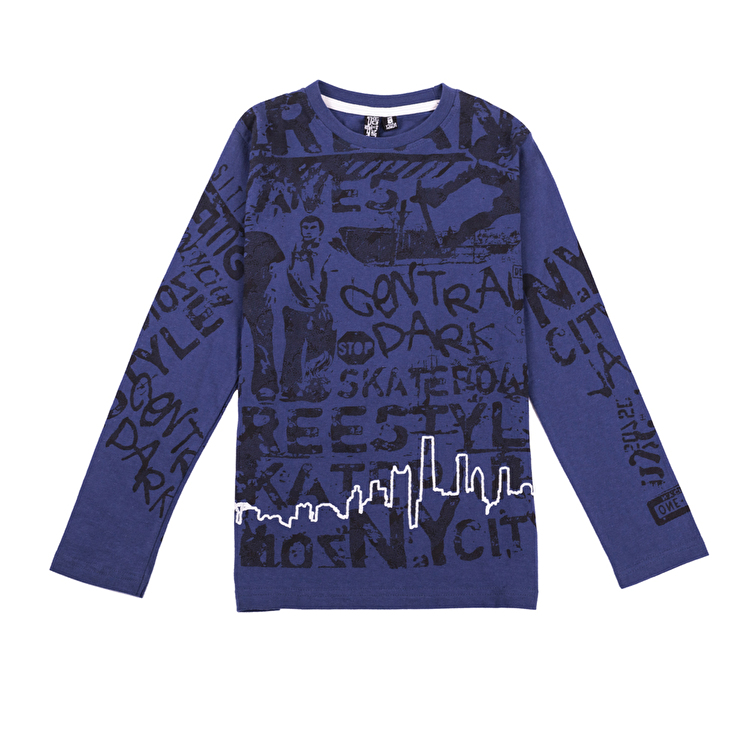 Футболка с длинным рукавом Losan Opt Junior (023-1006AA/33) Синий