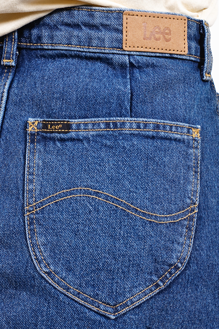 Юбка джинсовая LEE Button Fly A Line Sk BUTTON FLY A LINE SKIRT (L38MMWMN) Синий