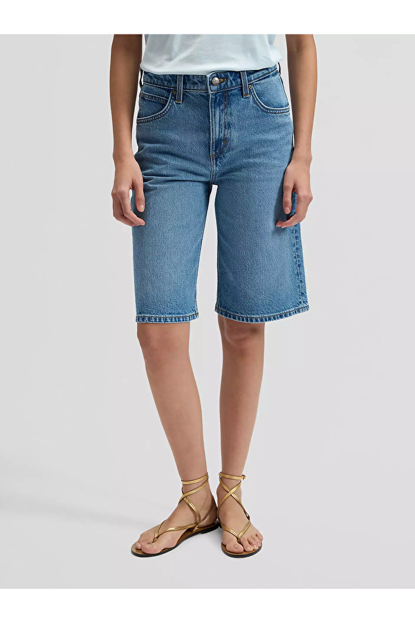 Шорти LEE JORT Relaxed Fit (112376720) Блакитний