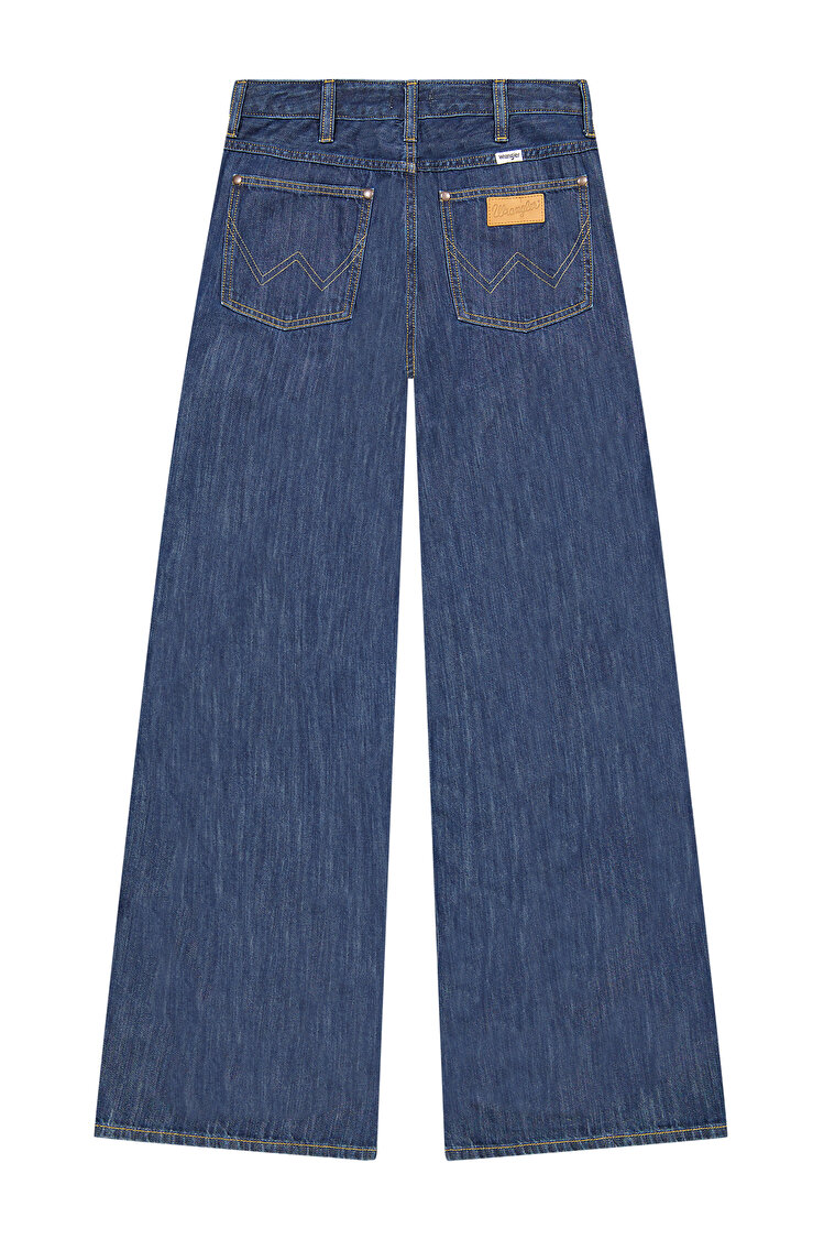 Джинси Wrangler WORLD WIDE WIDE LEG FIT (112378172) Блакитний