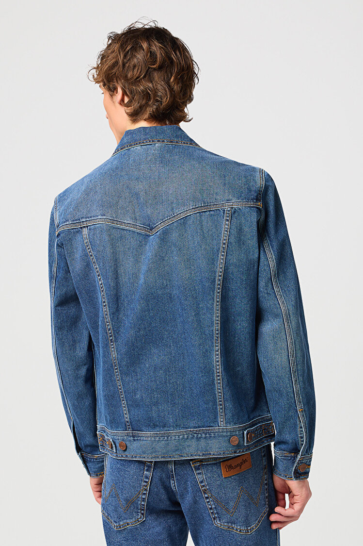 Куртка джинсова Wrangler Classic Jacket Regular Fit (112128892-W4481514V) Синій