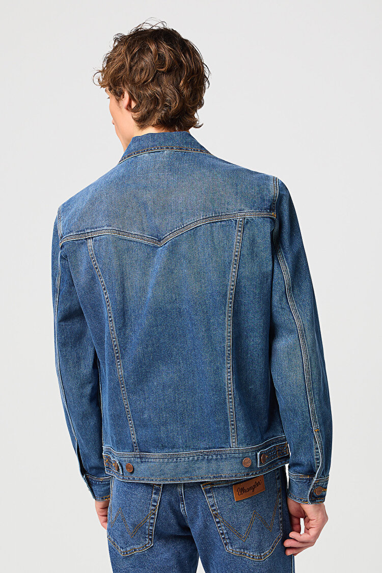 Куртка джинсовая Wrangler Classic Jacket Regular Fit (112128892-W4481514V) Синий