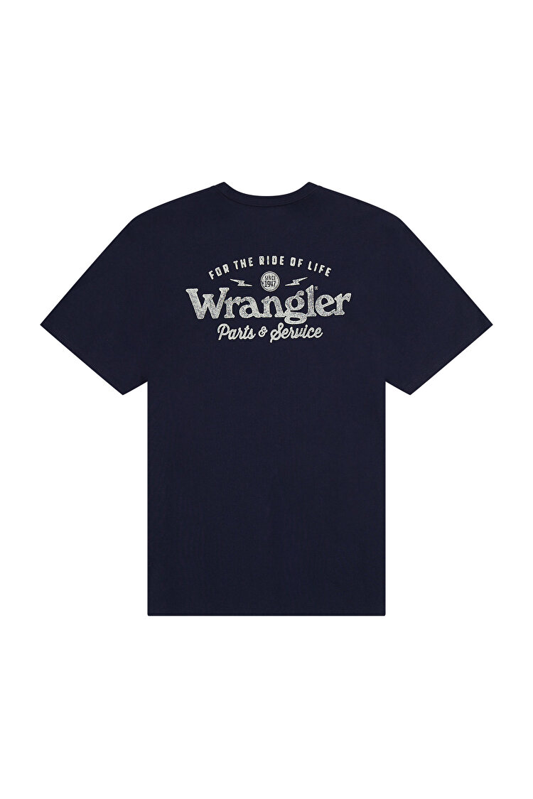 Футболка Wrangler Grafic Tee (112362367) Синий