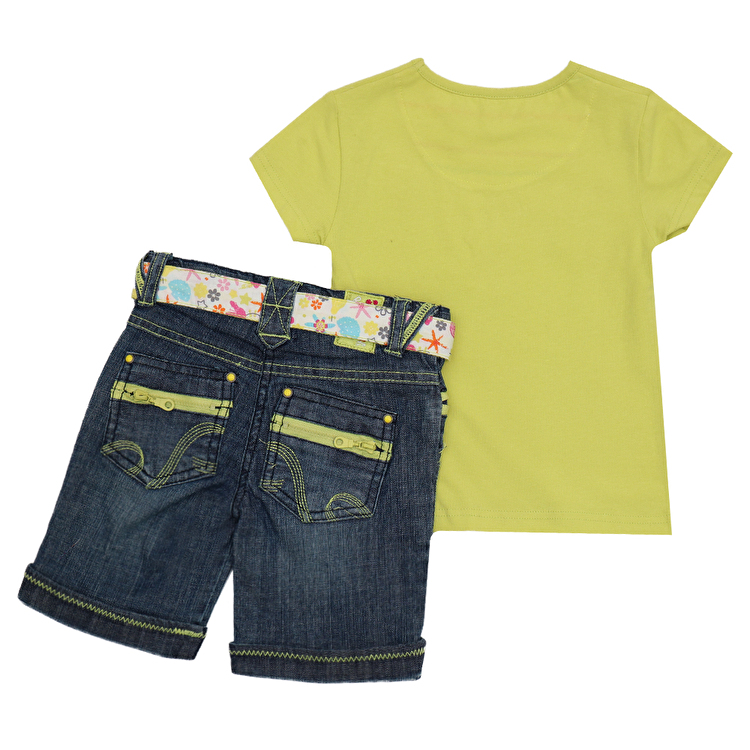 Комплект: Футболка та шорти Losan Mc baby girls (016800904/20) Яскраво-зелений