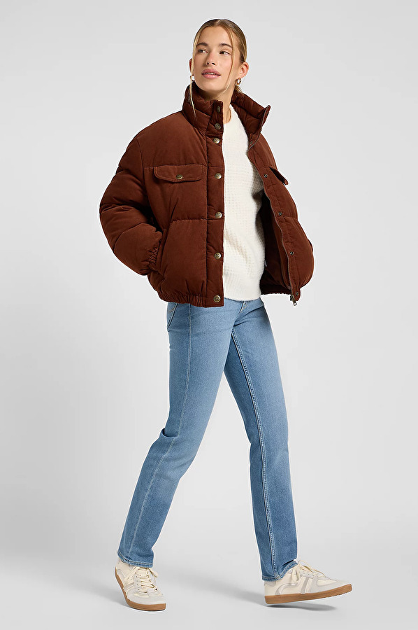 Куртка LEE RIDER PUFFER JACKET Relaxed Fit (112370873) Коричневый